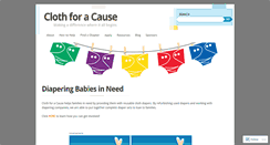 Desktop Screenshot of clothforacause.org